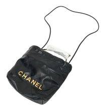 画像をギャラリービューアに読み込む, CHANEL シャネル CHANEL22 ミニ ハンドバッグ ショルダーバッグ/シャイニーカーフスキン ブラック レディース 【中古】【新品同様】【美品】
