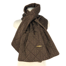 画像をギャラリービューアに読み込む, LOUIS VUITTON ルイ・ヴィトン モノグラム ピロー 401910 マフラー シルク ブラウン レディース 【中古】