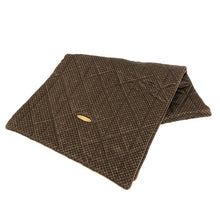 画像をギャラリービューアに読み込む, LOUIS VUITTON ルイ・ヴィトン モノグラム ピロー 401910 マフラー シルク ブラウン レディース 【中古】