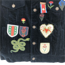 画像をギャラリービューアに読み込む, GUCCI グッチ ジャケット 411628 XR115 ブルゾン コーデュロイ ネイビー メンズ 【中古】