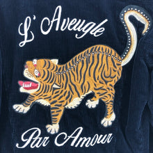 画像をギャラリービューアに読み込む, GUCCI グッチ ジャケット 411628 XR115 ブルゾン コーデュロイ ネイビー メンズ 【中古】