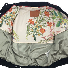 画像をギャラリービューアに読み込む, GUCCI グッチ ジャケット 411628 XR115 ブルゾン コーデュロイ ネイビー メンズ 【中古】