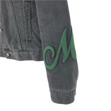 画像をギャラリービューアに読み込む, GUCCI グッチ DIY BLIND FOR LOVE GGスカル デニムジャケット コットン ブラック サイズ46(S-M相当)【中古】メンズ