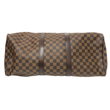 画像をギャラリービューアに読み込む, LOUIS VUITTON ルイ・ヴィトン キーポル50 ボストンバッグ ダミエキャンバス ブラウン ユニセックス 【中古】