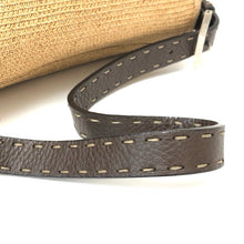 画像をギャラリービューアに読み込む, FENDI フェンディ セレリア マンマバゲット ショルダーバッグ ストロー ベージュ レディース 【中古】