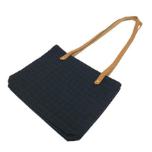 画像をギャラリービューアに読み込む, HERMES エルメス アメダバ カバ ドゥ ポッシュ トートバッグ コットンキャンバス ネイビー レディース 【中古】