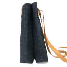 画像をギャラリービューアに読み込む, HERMES エルメス アメダバ カバ ドゥ ポッシュ トートバッグ コットンキャンバス ネイビー レディース 【中古】