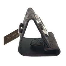 画像をギャラリービューアに読み込む, GUCCI グッチ トラベルクロック200 置時計 レザー ブラウン ユニセックス 【中古】