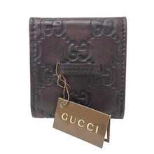 画像をギャラリービューアに読み込む, GUCCI グッチ トラベルクロック200 置時計 レザー ブラウン ユニセックス 【中古】