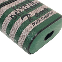 画像をギャラリービューアに読み込む, DOLCE&GABBANA ドルチェアンドガッバーナ AirPodsケース 携帯・スマホアクセサリー レザー グリーン ユニセックス 【中古】