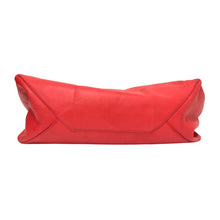 画像をギャラリービューアに読み込む, CELINE セリーヌ ホリゾンタルカバ トートバッグ レザー レッド【中古】 ユニセックス