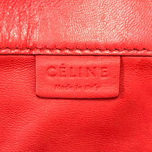 画像をギャラリービューアに読み込む, CELINE セリーヌ ホリゾンタルカバ トートバッグ レザー レッド【中古】 ユニセックス