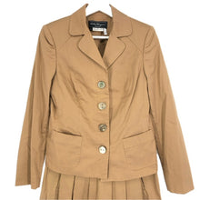 画像をギャラリービューアに読み込む, Salvatore Ferragamo サルヴァトーレフェラガモ スカートスーツ セットアップ コットン ライトブラウン【中古】 レディース