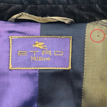 画像をギャラリービューアに読み込む, ETRO エトロ ロングコート 襟ベロア ウール/カシミヤ ブラウン【中古】 レディース