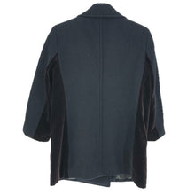 画像をギャラリービューアに読み込む, ETRO エトロ ピーコート ウール ブラック ブラウン系【中古】 レディース