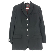 画像をギャラリービューアに読み込む, ETRO エトロ ミドル丈 総裏 テーラードジャケット コットン ブラック【中古】 レディース