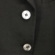 画像をギャラリービューアに読み込む, ETRO エトロ ミドル丈 総裏 テーラードジャケット コットン ブラック【中古】 レディース