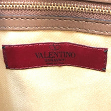 이미지를 갤러리 뷰어에 로드 , Valentino Garavani ヴァレンティノ・ガラヴァーニ トートバッグ キャンバス/レザー ブラウン ミント【中古】 レディース