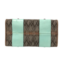 이미지를 갤러리 뷰어에 로드 , Valentino Garavani ヴァレンティノ・ガラヴァーニ トートバッグ キャンバス/レザー ブラウン ミント【中古】 レディース