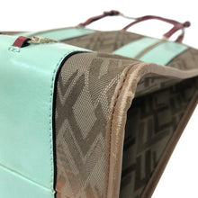 이미지를 갤러리 뷰어에 로드 , Valentino Garavani ヴァレンティノ・ガラヴァーニ トートバッグ キャンバス/レザー ブラウン ミント【中古】 レディース