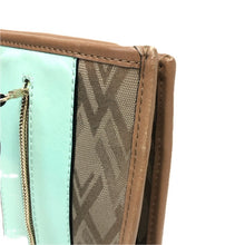 이미지를 갤러리 뷰어에 로드 , Valentino Garavani ヴァレンティノ・ガラヴァーニ トートバッグ キャンバス/レザー ブラウン ミント【中古】 レディース