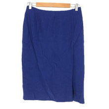 画像をギャラリービューアに読み込む, Gianni Versace ジャンニ・ヴェルサーチ スカートスーツ セットアップ ウール ブルー【中古】 レディース