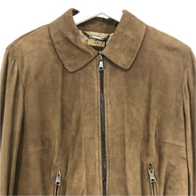 画像をギャラリービューアに読み込む, DOLCE&GABBANA ドルチェアンドガッバーナ レザージャケット ブルゾン スウェード/ゴートレザー/山羊革 シルク混 ブラウン【中古】 レディース
