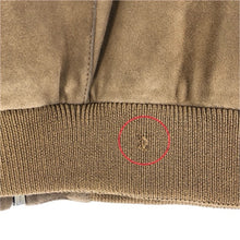 画像をギャラリービューアに読み込む, DOLCE&GABBANA ドルチェアンドガッバーナ レザージャケット ブルゾン スウェード/ゴートレザー/山羊革 シルク混 ブラウン【中古】 レディース