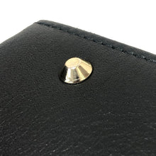 Load image into Gallery viewer, DAKS ダックス トートバッグ パンチング ハンドバッグ レザー ブラック【中古】 レディース