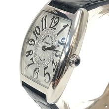 画像をギャラリービューアに読み込む, FRANCK MULLER フランクミュラー トノーカーべックス レリーフ 1752 B QZ REL CD 1R 腕時計 シルバー クオーツ シルバー文字盤【中古】 レディース