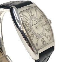 画像をギャラリービューアに読み込む, FRANCK MULLER フランクミュラー トノーカーべックス レリーフ 1752 B QZ REL CD 1R 腕時計 シルバー クオーツ シルバー文字盤【中古】 レディース