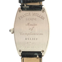 画像をギャラリービューアに読み込む, FRANCK MULLER フランクミュラー トノーカーべックス レリーフ 1752 B QZ REL CD 1R 腕時計 シルバー クオーツ シルバー文字盤【中古】 レディース