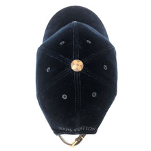 画像をギャラリービューアに読み込む, LOUIS VUITTON ルイ・ヴィトン LVタッチ 帽子 ベースボール M7791L キャップ コットン/シルク ブルーマリーヌ【中古】 ユニセックス