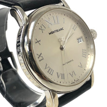 画像をギャラリービューアに読み込む, MONTBLANC モンブラン マイスターシュテュック デイト 7042 腕時計 自動巻き シルバー文字盤 36mm【中古】 メンズ