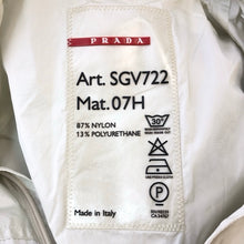 画像をギャラリービューアに読み込む, PRADA SPORTS プラダスポーツ SGV722 ステンカラーコート ナイロン ライトグリーン【中古】 メンズ