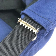 画像をギャラリービューアに読み込む, PRADA プラダ ストレッチ パンツ サイズ54 ネイビー系 ブルー ウエスト調整金具付き【中古】 メンズ