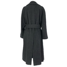 画像をギャラリービューアに読み込む, CIVIDINI チヴィディーニ トレンチコート ウール チャコールグレー【中古】 レディース
