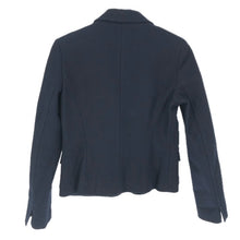 画像をギャラリービューアに読み込む, Burberry London バーバリー ロンドン 総裏 FCD11-160-32 テーラードジャケット コットン ネイビー【中古】 レディース