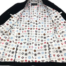 画像をギャラリービューアに読み込む, BURBERRY BLACK LABEL バーバリーブラックレーベル 総裏 BMP34-113-09 テーラードジャケット ベロア ブラック【中古】 メンズ