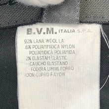 画像をギャラリービューアに読み込む, Les Copains レコパン 肩パッド入 テーラードジャケット ウール ブラック【中古】 レディース