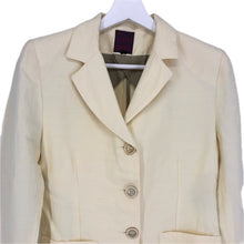 画像をギャラリービューアに読み込む, ISABEL MARANT イザベルマラン 半裏 テーラードジャケット 麻・リネン ライトイエロー【中古】 レディース