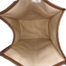 画像をギャラリービューアに読み込む, FOXEY フォクシー バイカラー ノベルティ トートバッグ キャンバス/レザー ベージュ【中古】 レディース