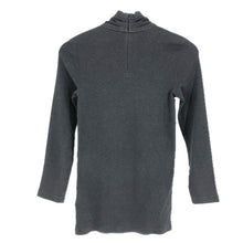 画像をギャラリービューアに読み込む, Brunello Cucinelli ブルネロクチネリ ハイネック モレーニ装飾 ストレッチ カットソー コットン チャコールグレー【中古】 レディース