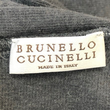 画像をギャラリービューアに読み込む, Brunello Cucinelli ブルネロクチネリ ハイネック モレーニ装飾 ストレッチ カットソー コットン チャコールグレー【中古】 レディース