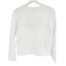 將圖片載入圖庫檢視器 Lucien Pellat-Finet ルシアンペラフィネ プリント ロンT 長袖Tシャツ コットン ホワイト【中古】 レディース