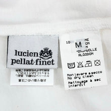 將圖片載入圖庫檢視器 Lucien Pellat-Finet ルシアンペラフィネ プリント ロンT 長袖Tシャツ コットン ホワイト【中古】 レディース