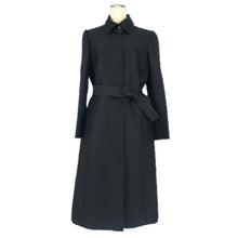 画像をギャラリービューアに読み込む, BODY DRESSING Deluxe ボディドレッシングデラックス ベルト付き ステンカラーコート ネイビー系【中古】 レディース