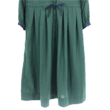 画像をギャラリービューアに読み込む, Jocomomola ホコモモラ スラッシュキルトシャツ ワンピース グリーン【中古】 レディース