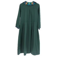 画像をギャラリービューアに読み込む, Jocomomola ホコモモラ スラッシュキルトシャツ ワンピース グリーン【中古】 レディース