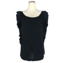 画像をギャラリービューアに読み込む, FENDI フェンディ ノースリーブ ブラウス カットソー ブラック【中古】【美品】 レディース